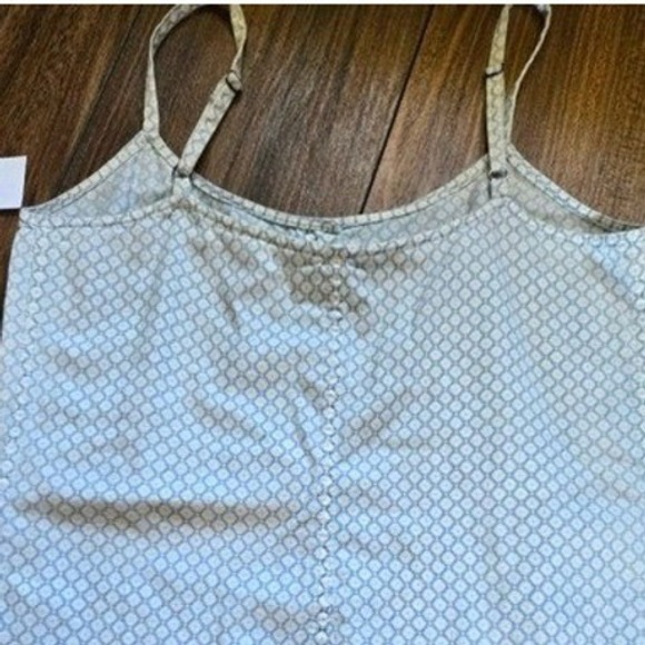 G Adriano Goldschmied NWT Elegant Blue Patterned Women's Tank Top XS NEW - Picture 2 of 7